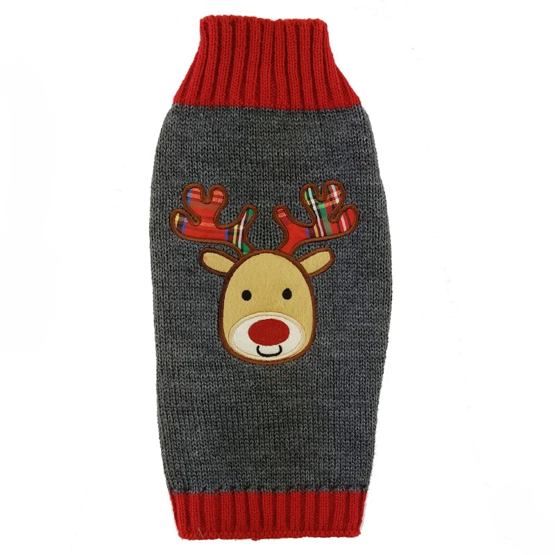 Christmas Holiday Dog Sweater — Warm Autumn &amp; Winter Outfit Horizon