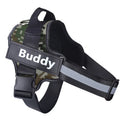 Customized Reflective Breathable Dog Harness Vest, Adjustable Pet Harness, ID Patch, No Pull, Outdoor