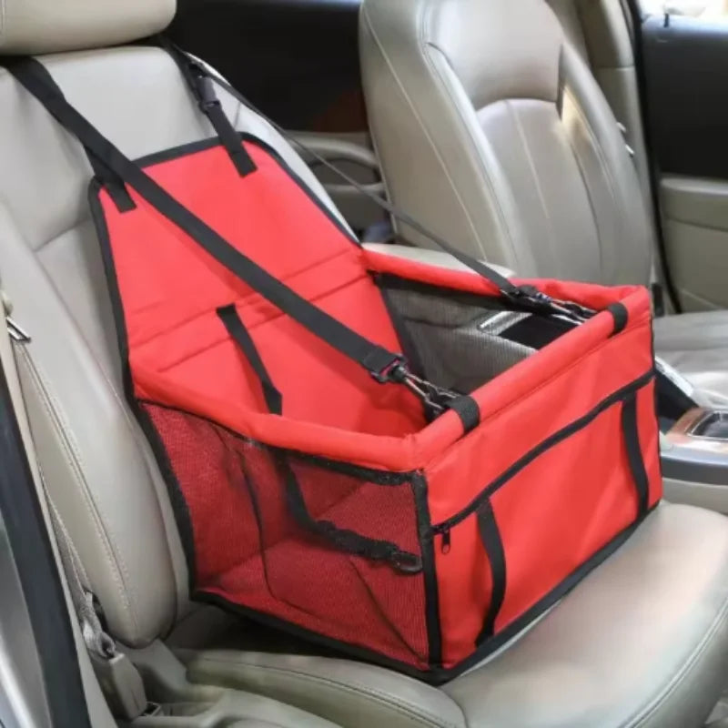 Dog Car Seat Cover Foldable Hammock Pet Harness Cat Bag Basket Stable and Foldable Travel Pet Dog and Cat Safety Car Seat Horizon