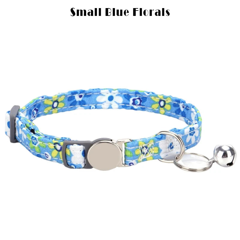 Personalized Cat collar with Bell Safety Buckle Customized Nametag Puppy Kitten Necklace Free Engraving Name ID Tag Nameplate