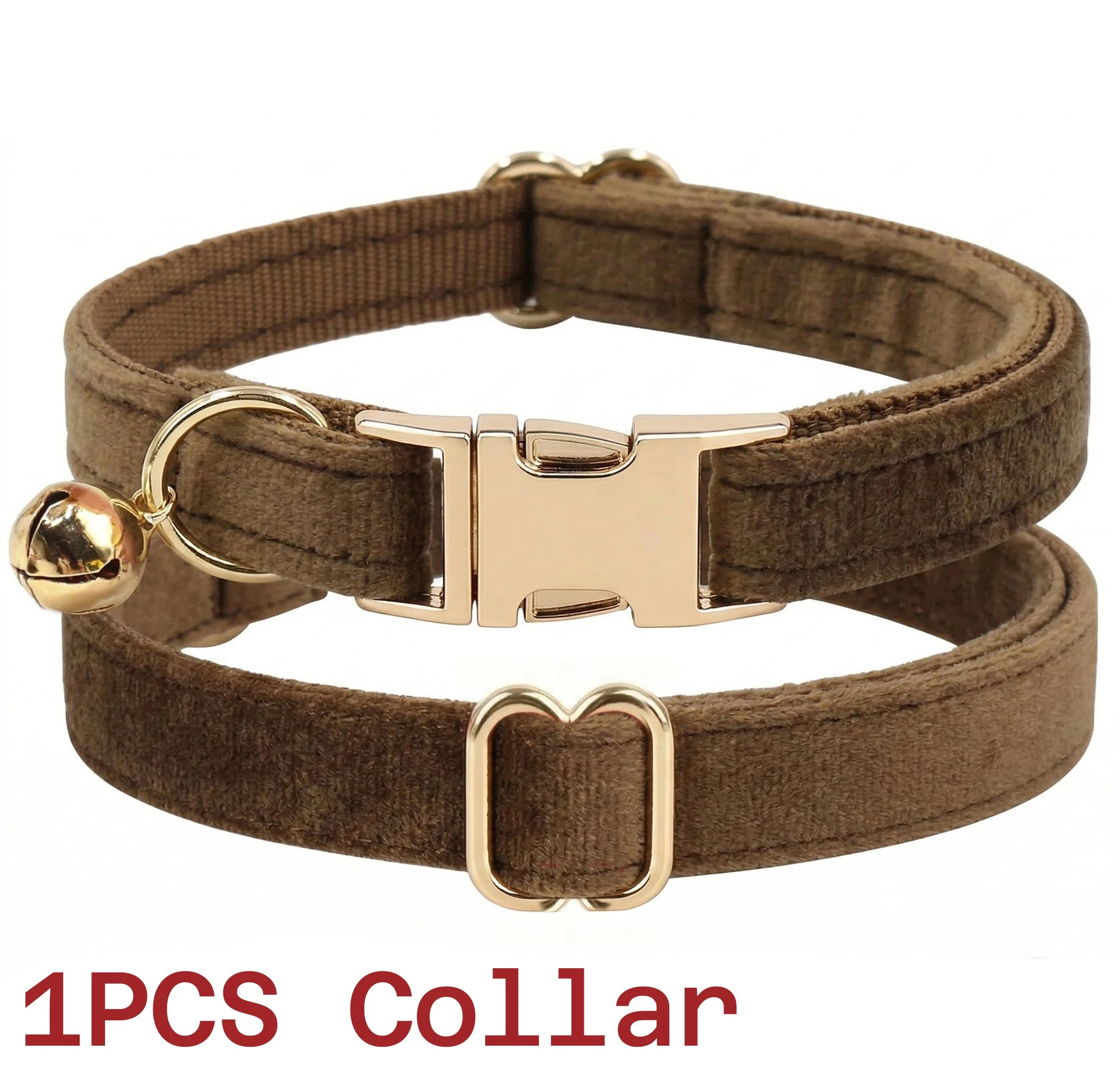 Personalized Velvet Collar Soft Pet Choker Free Custom Name Phone Number Adjustable Velvet Kitty Neckband Small Dog Identity