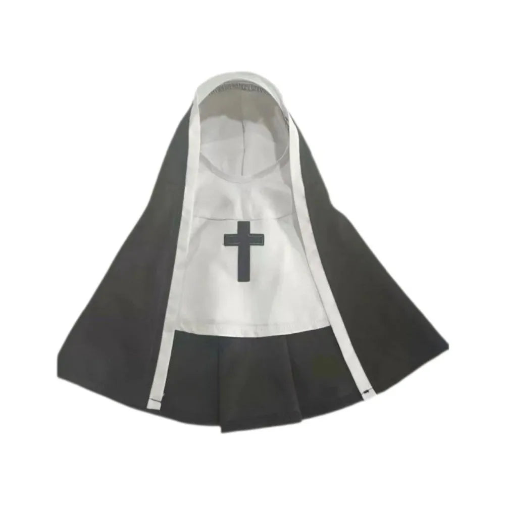 Christmas Pet Dog Cat Cosplay Costume Breathable Dress Up Puppy Kitten Jesus Nun Clothes Pet Accessories Halloween Jumpsuit Coat
