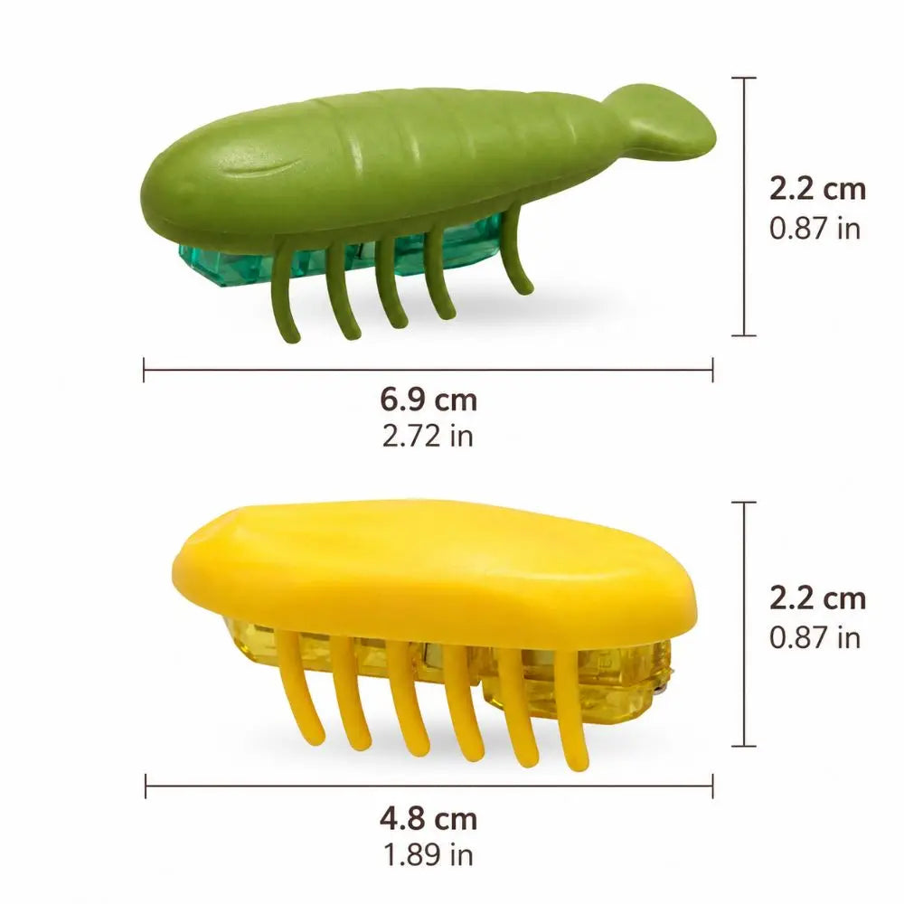 Interactive Play Electric Cat Chasing Beetle Toy TPU Release Energy Jumping Bug Cat Toy Sturdy Durable Moving Insect Cat Toy
