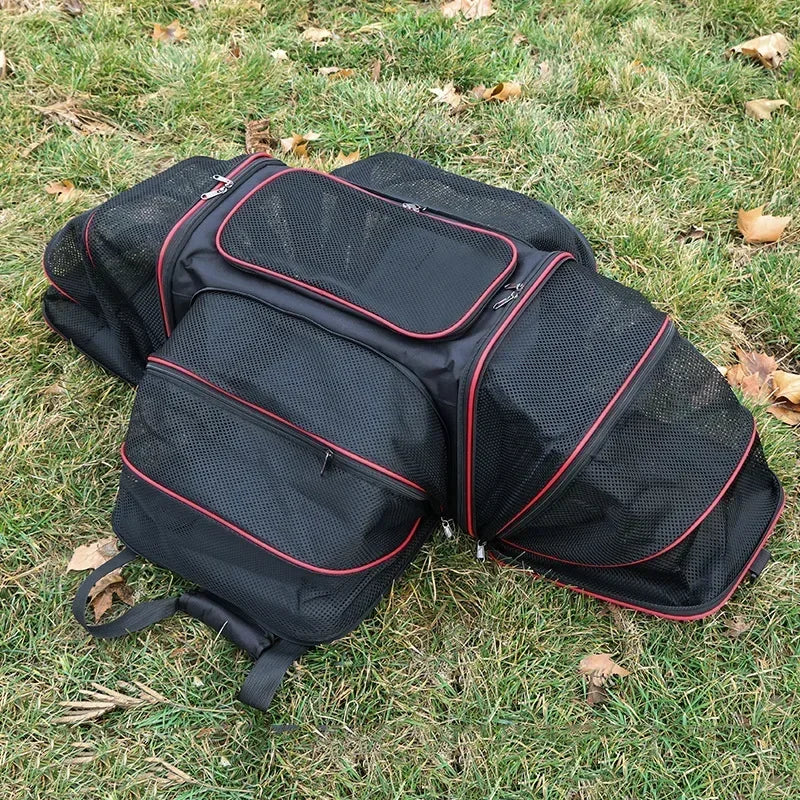 Portable Cat Backpack Carrier Foldable Expandable Pet Travel Bag Airline Approved Breathable Pet Carrier for Dog Pet Accessories Horizon
