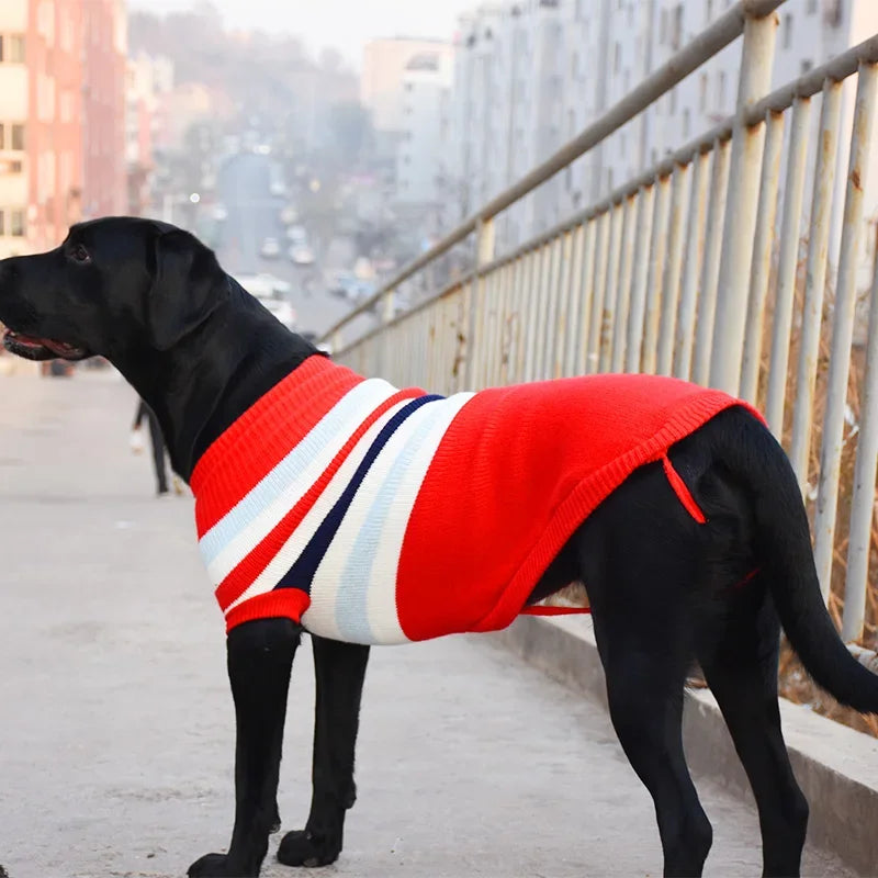 Pet Christmas Sweaters for Large Dogs, Holiday Cute Knit Sweater for Golden Retriever, L - 4 XL