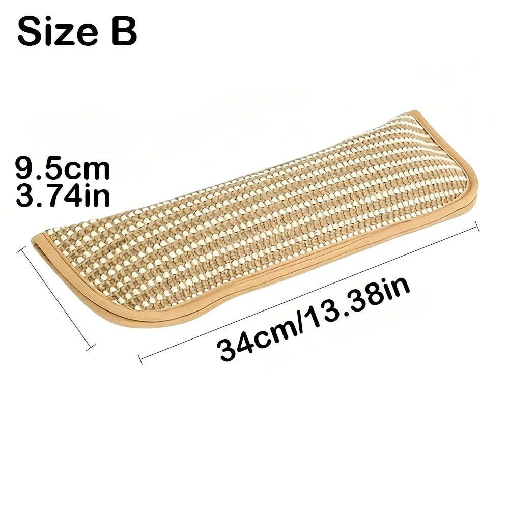 Catnip Pillow Interactive Kicker Toy Sisal Cat Scratcher Chew Toy for Indoor Cats Teeth Grinding Bite Resistant Catnip Toys