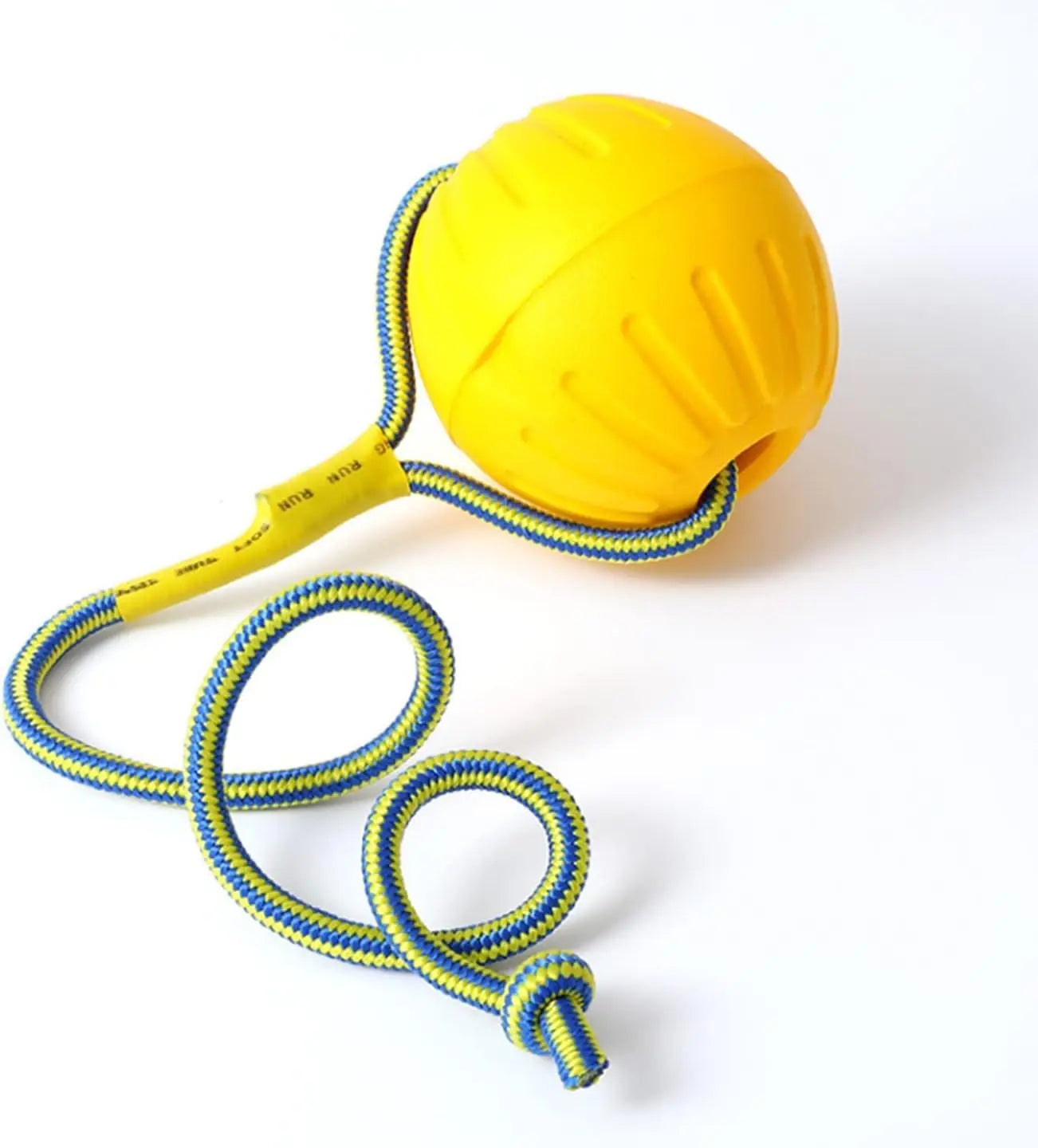 EVA Pet Toy Ball Dog Floating Training Dog Pull Ring Bite Resistant Teeth Grinding Pet Ball Wear Rope Ball