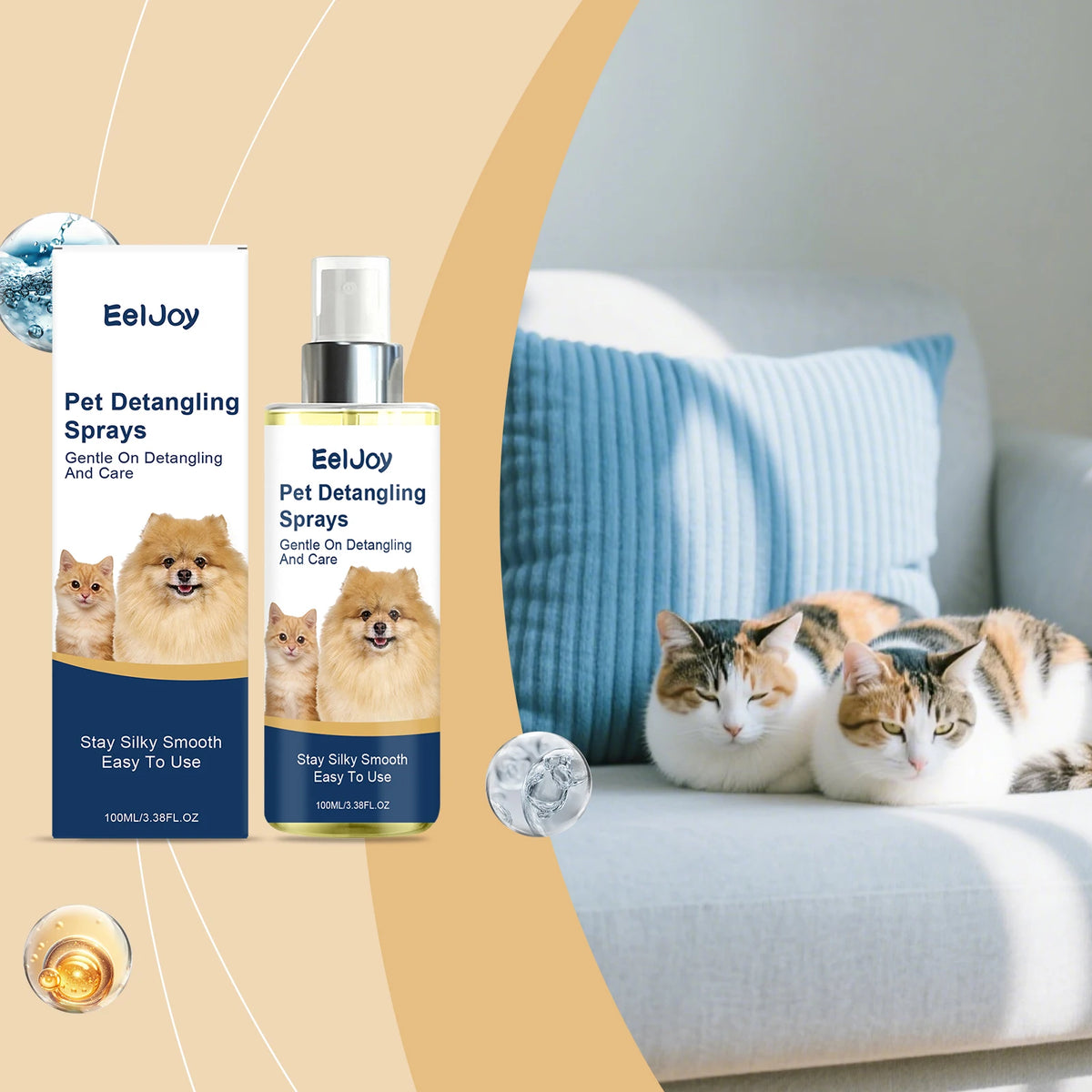 Pet Hair Detangling Spray