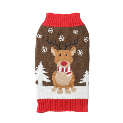 Christmas Holiday Dog Sweater — Warm Autumn &amp; Winter Outfit Horizon