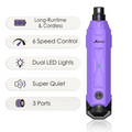 6-Speed Dog Nail Grinder  Enhanced Pet Nail Grinder Super Quiet Rechargeable Electric Dog Nail Trimmer Painless paws grooming