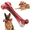 Dog Bones, Bacon Flavor Tough Dog Toys Bone for Large/Medium/Small Dogs, Dog Bones for Teeth Cleaning and Training