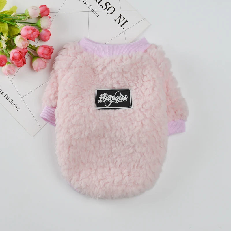 Warm Cat Clothes for Winter Fleece Pet Sweater for Small Medium Pets Soft Kitten Costume Maine Coon Ragdoll Sphynx Cats Coats