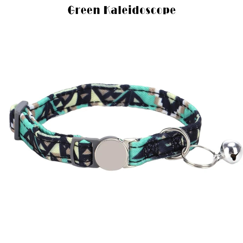 Personalized Cat collar with Bell Safety Buckle Customized Nametag Puppy Kitten Necklace Free Engraving Name ID Tag Nameplate
