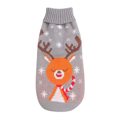 Christmas Turtleneck Pullover Sweater for Large Dogs Horizon