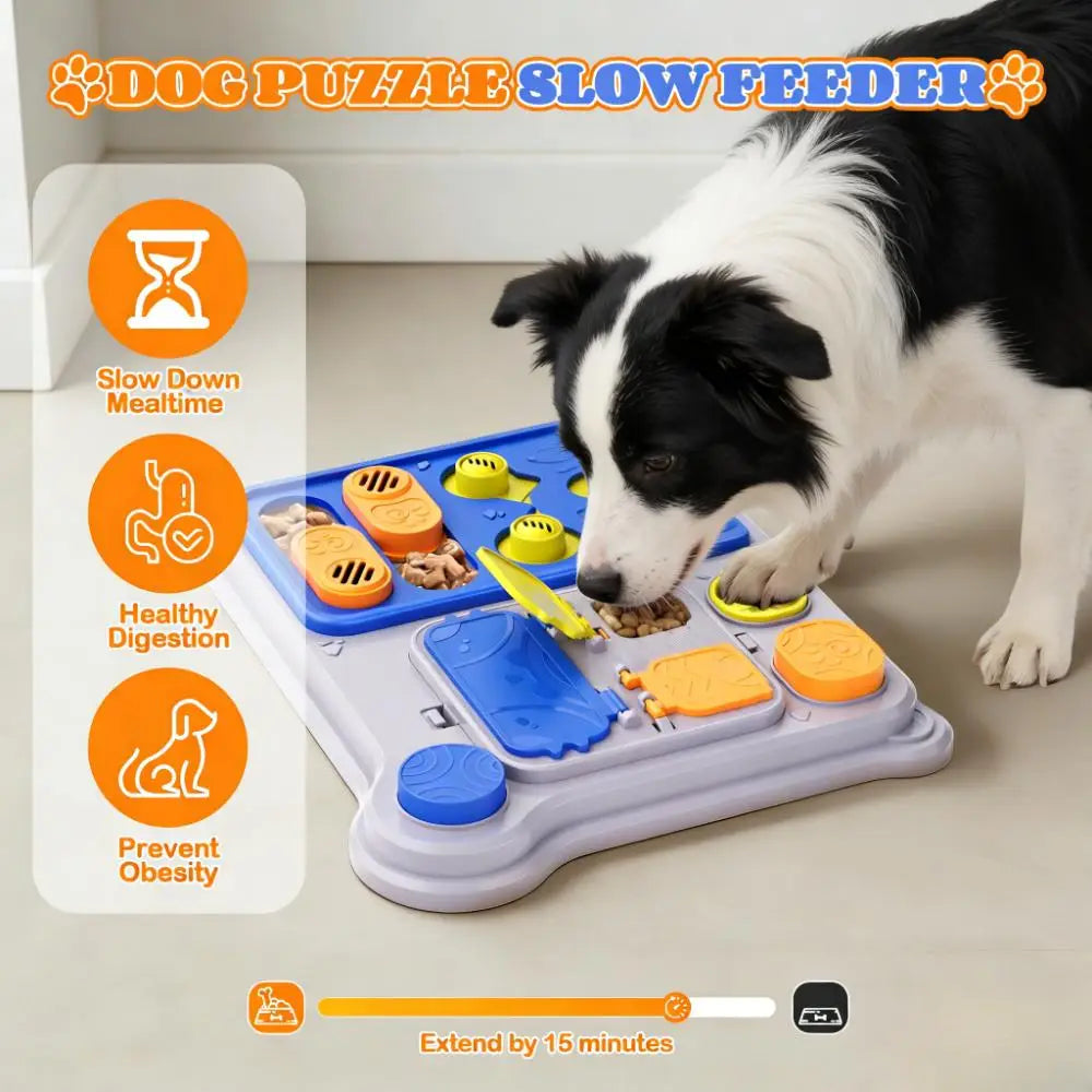 Dog Puzzle Toy & Pet Feeder - Treat Dispensing Toy for IQ Training, New Arrival, Ideal for Small/Medium Dogs