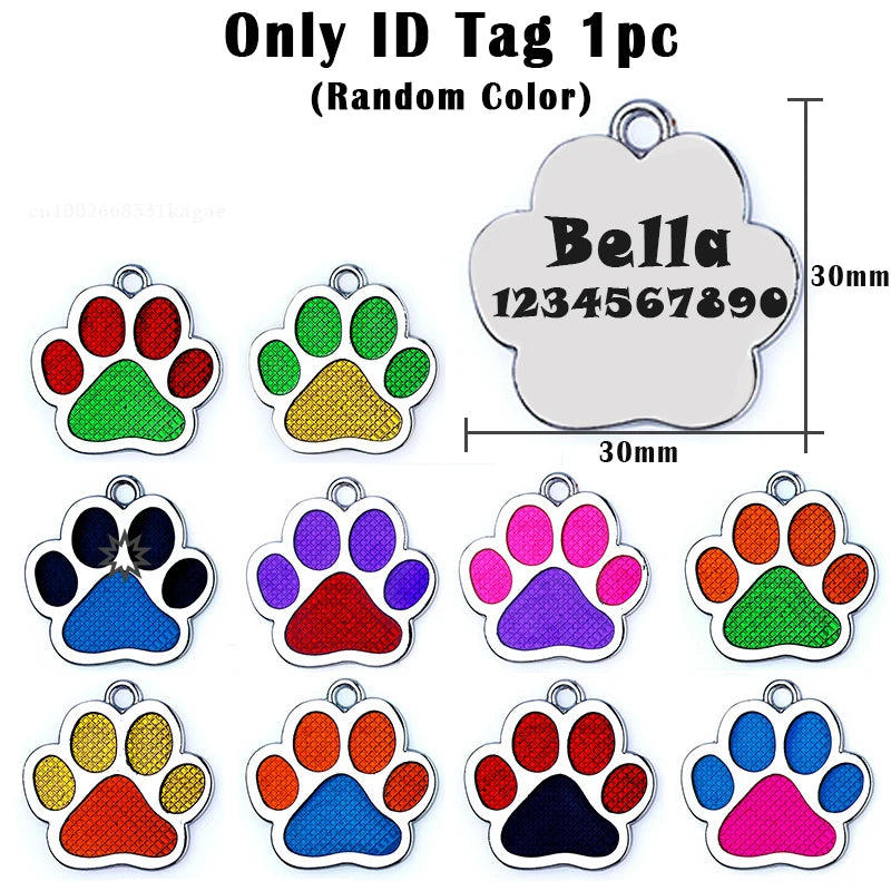Personalized Cat collar with Bell Safety Buckle Customized Nametag Puppy Kitten Necklace Free Engraving Name ID Tag Nameplate