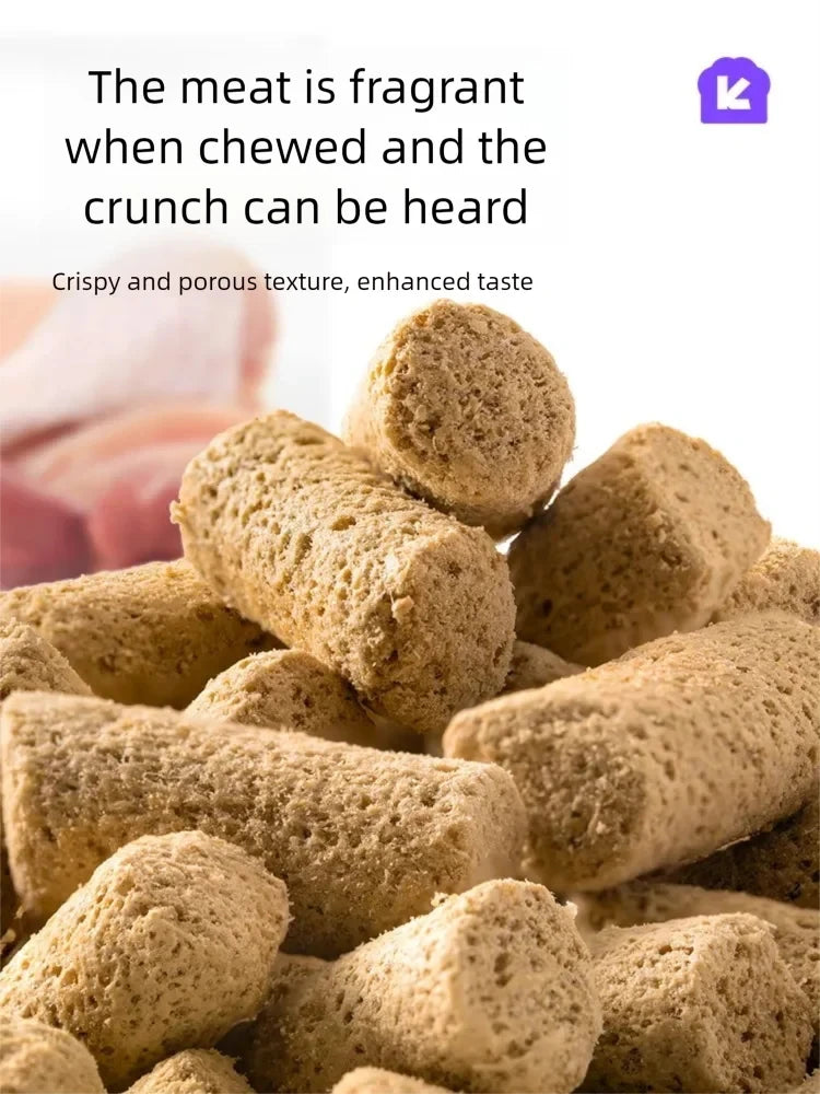 New full price raw bone and meat staple food freeze-dried chicken beef salmon into kitten cat food