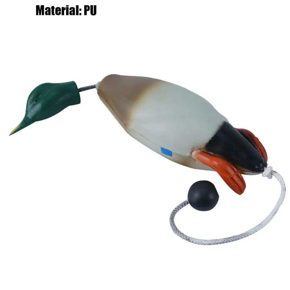 Funny Mallard Duck Decoy Dog Training Toys Bite Resistant For Training Dogs Dog Chew Toy Relaxing Artificial Duck Bird Fetch Toy
