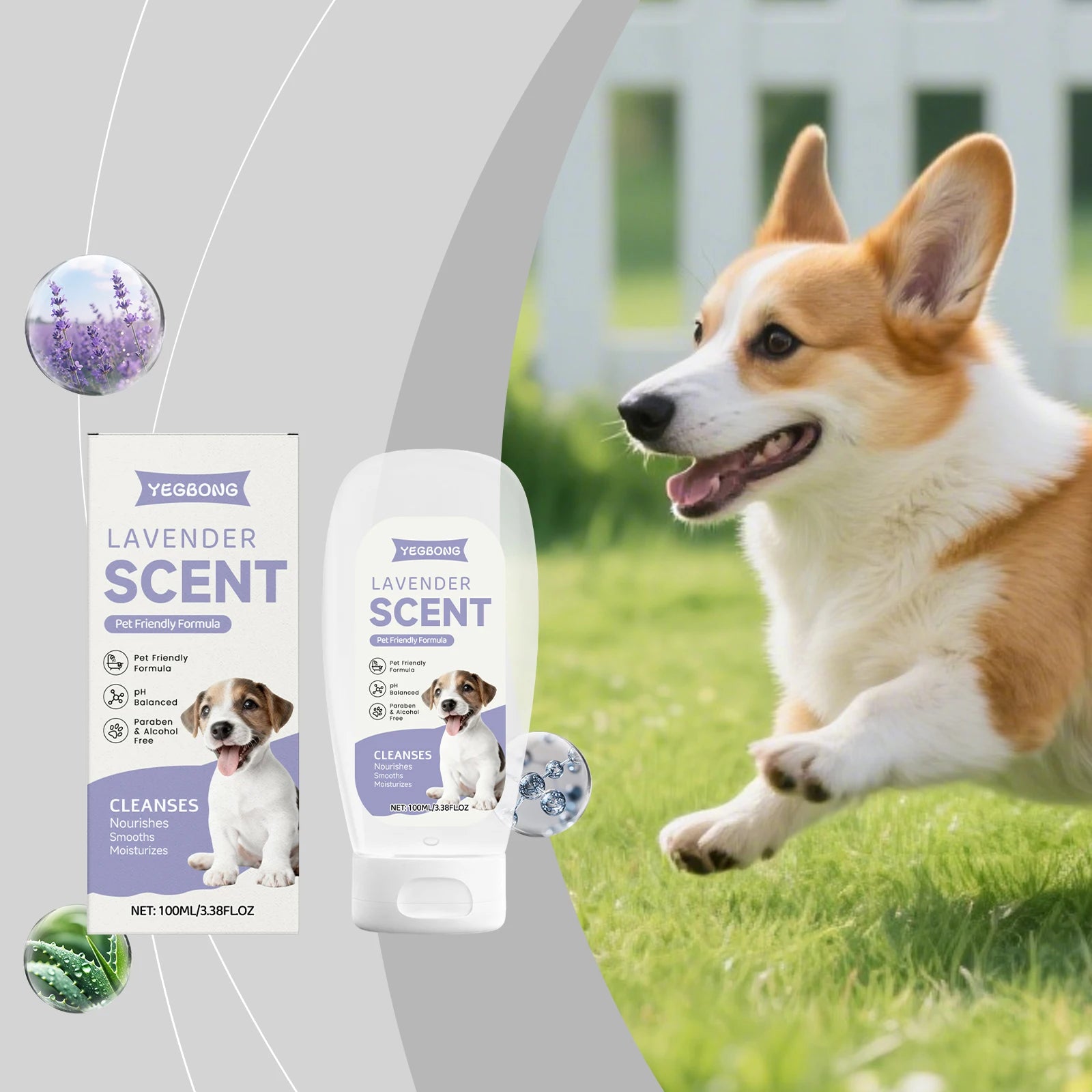 4 In 1 Dog Shampoo Conditioner Oatmeal Sensitive Skin Deep Clean Odor Control Detangler Nourishing Fur Dog Grooming  Body Wash