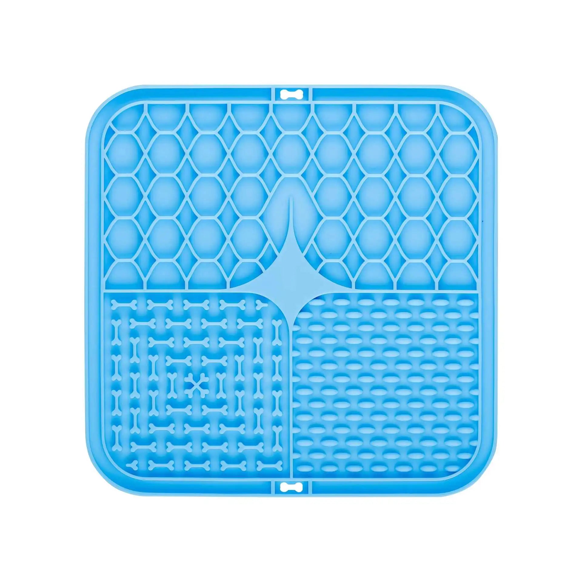 Silicone Dog Lick Mat Slow Feeder with Suction Cup Boredom Buster Bathing Grooming Distraction Licking Pad for Dogs Cats
