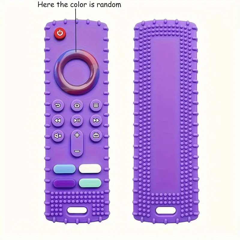 1PC Chew Dog Teething Toy Silicone Remote Control for Puppies-Multi-Color Options Available,Silicone Material,Pet Teething Stick
