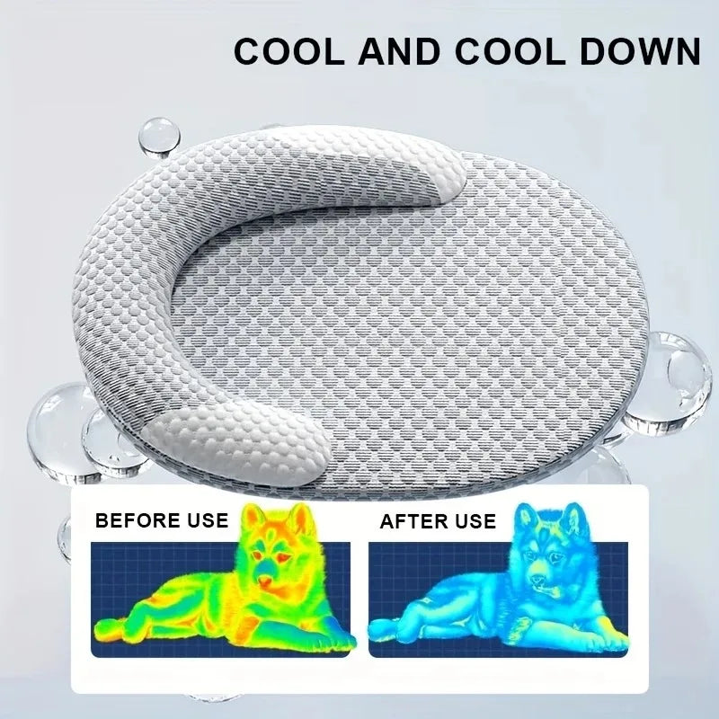 Mat for Dog Cooling Bed Summer Large Beds Cats Accessory Basket Dogs Fluffy Pet Supplies Big Small Baskets Sofa Pets Accessories